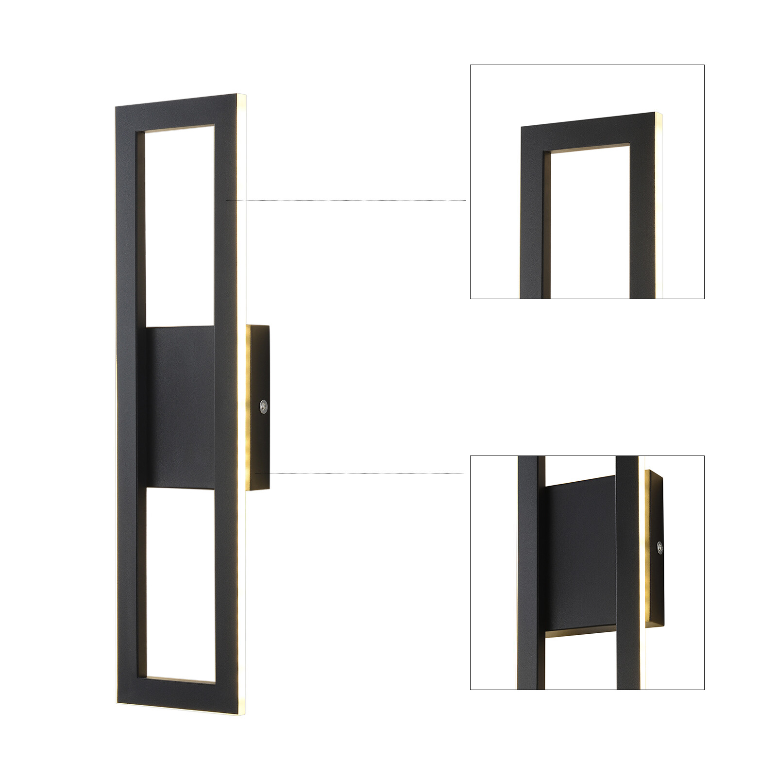 LED Wall Light Indoor Cube Modern Bedroom Living Room Wall Sconce Lamp Dimmable