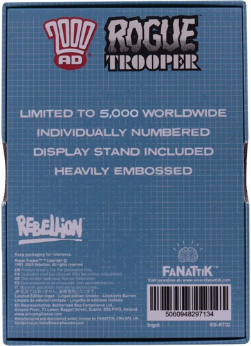 2000 AD - Limited Edition Ingot - Rogue Trooper [New Toy] Collectible