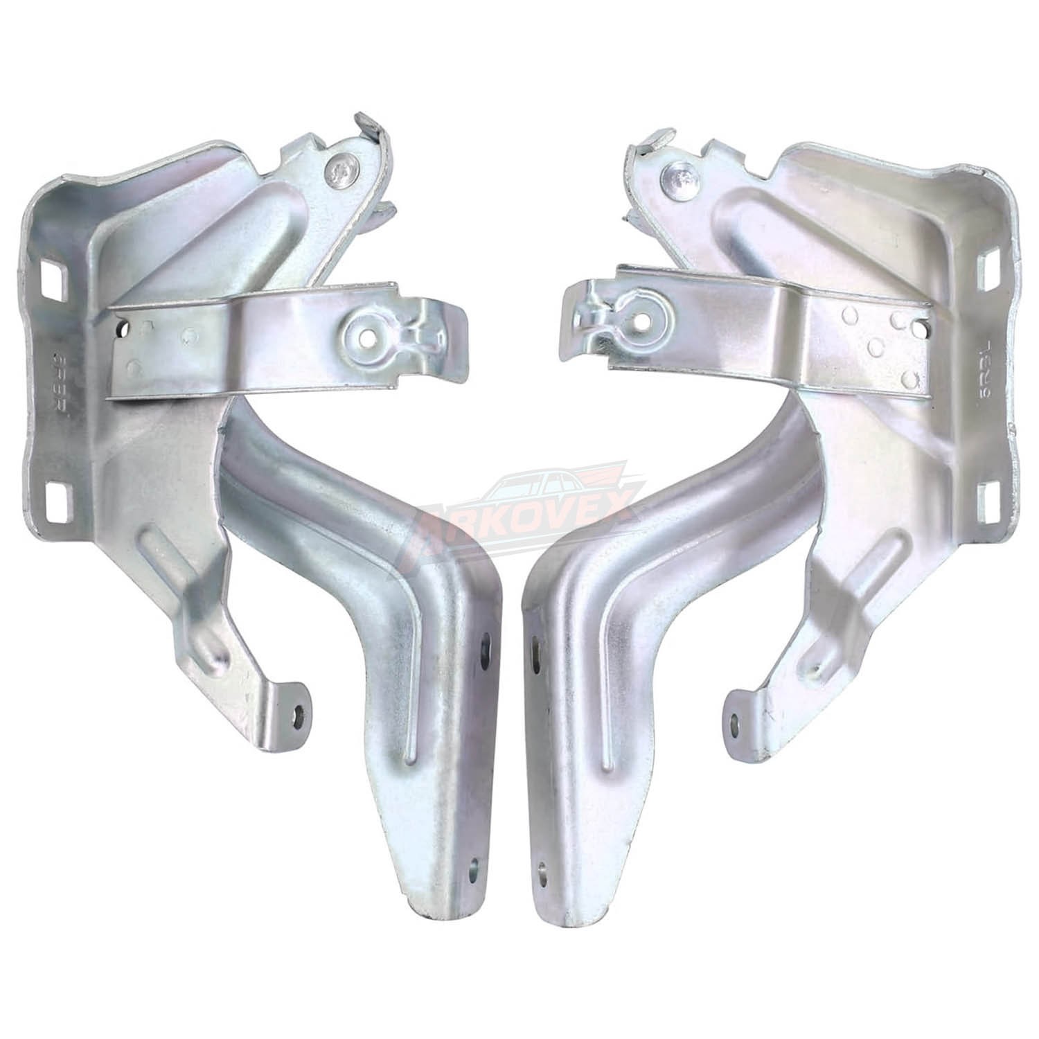 For 2018-2021 Nissan Kicks Hood Hinge Driver & Passenger Left & Right Side 2pc