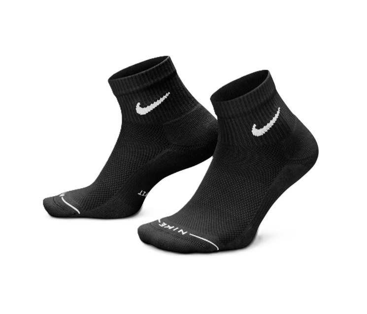Nike Men's Everyday Elevated Socks Black/White HQ8031-902 k