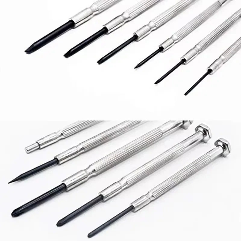 11pc Small Precision Screwdriver Set Mini 6 Sizes Flat Philips for Watch Glasses