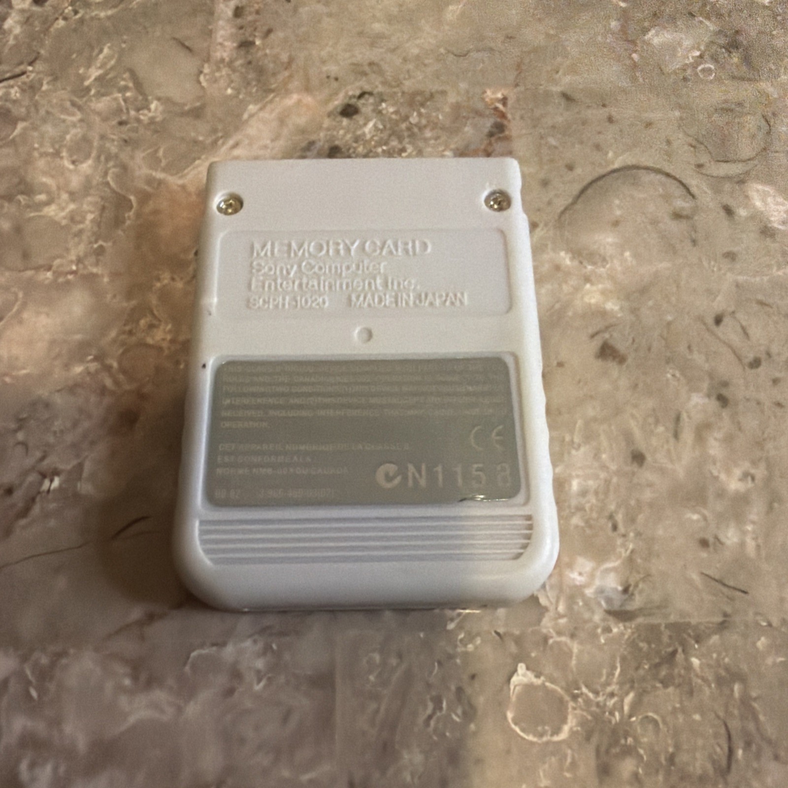 Authentic Sony PSone Memory Card - Tested! Free Shipping
