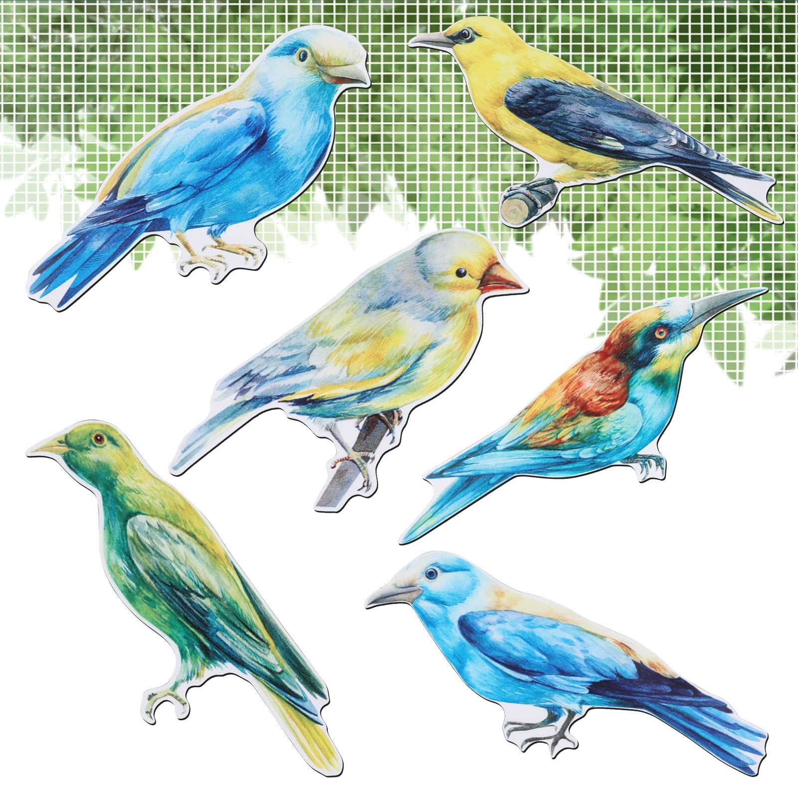 KINBOM 12 Pcs Screen Door Magnets, Hummingbird Magnetic for Screen Saver Screen