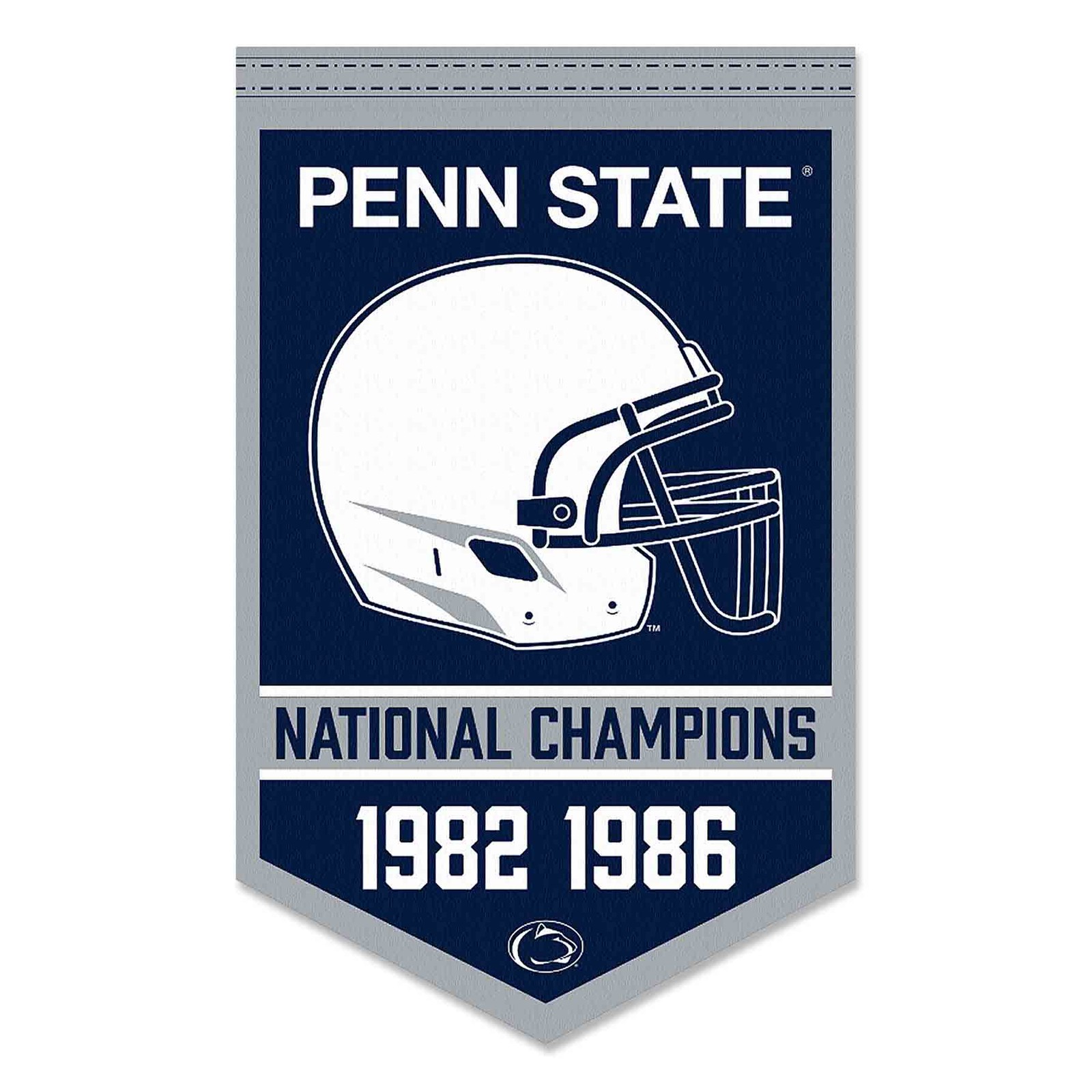 Penn State Nittany Lions Football National Champions Banner Flag