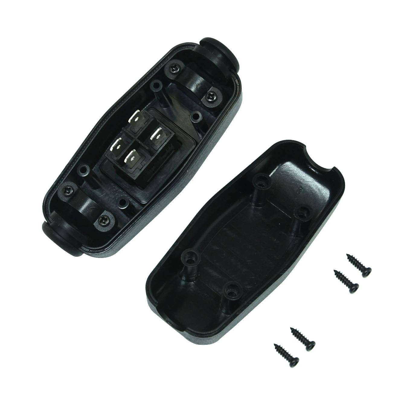 Safe 2-Pack Appliance Light Switches with Waterproof Rating & Indicator