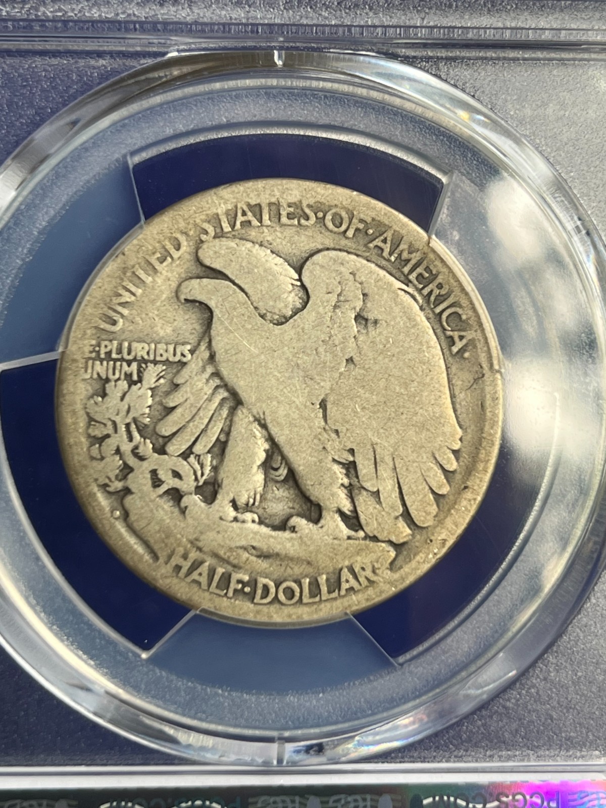 1918-D Walking Liberty Half Dollar 50c *PCGS G4 Good* Solid Coin
