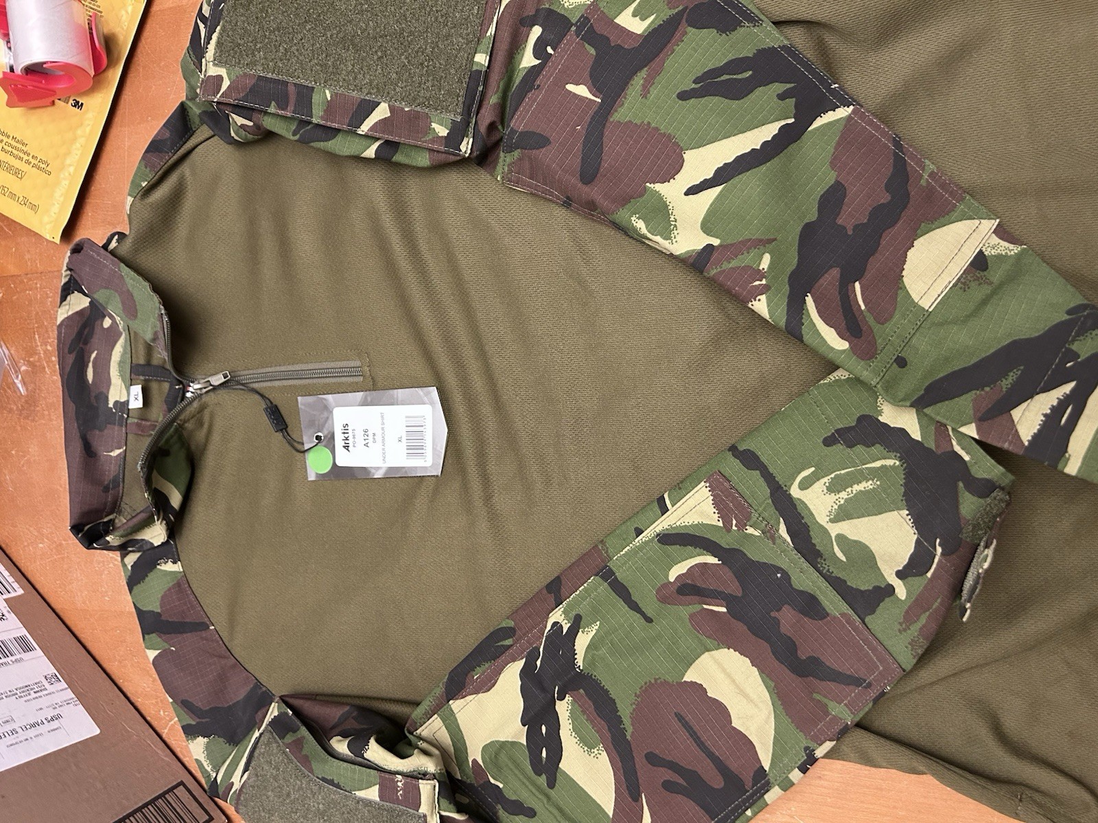 Arktis A126 DPM Shirt XL Green Brown Black Beige Camouflage Unisex