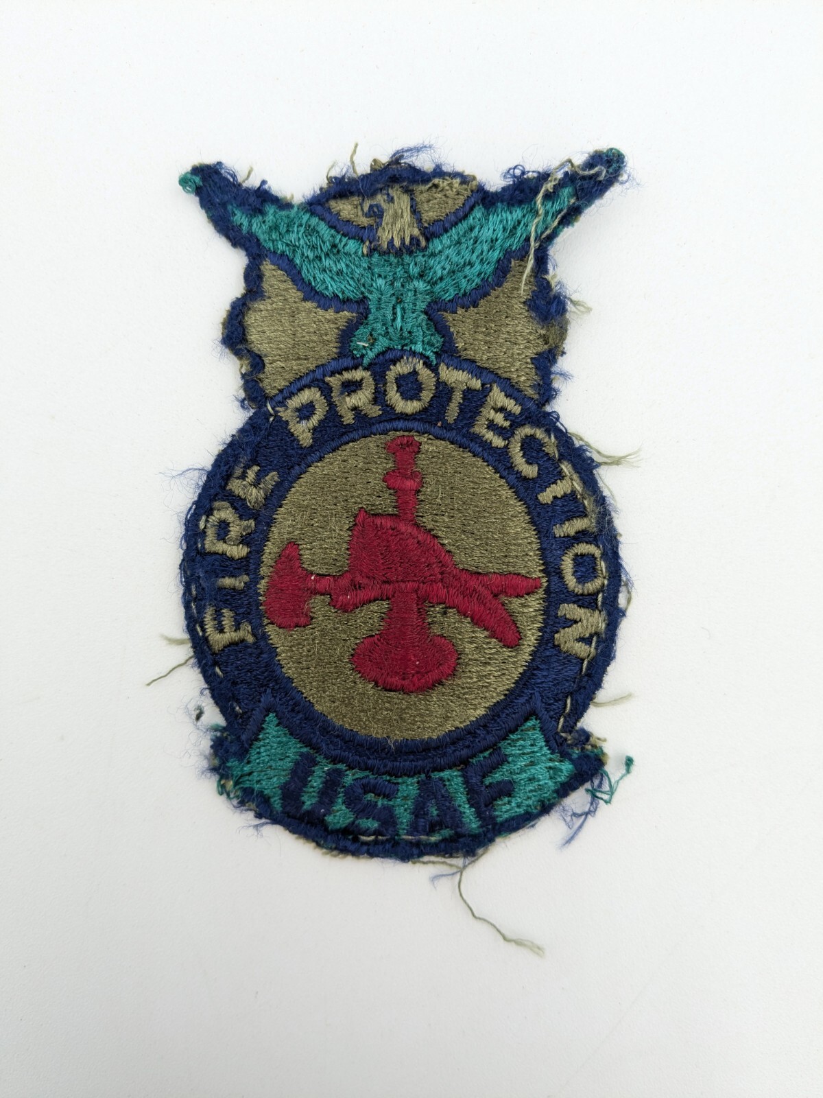 Fire Protection Used Embroidered Military Patch USAF