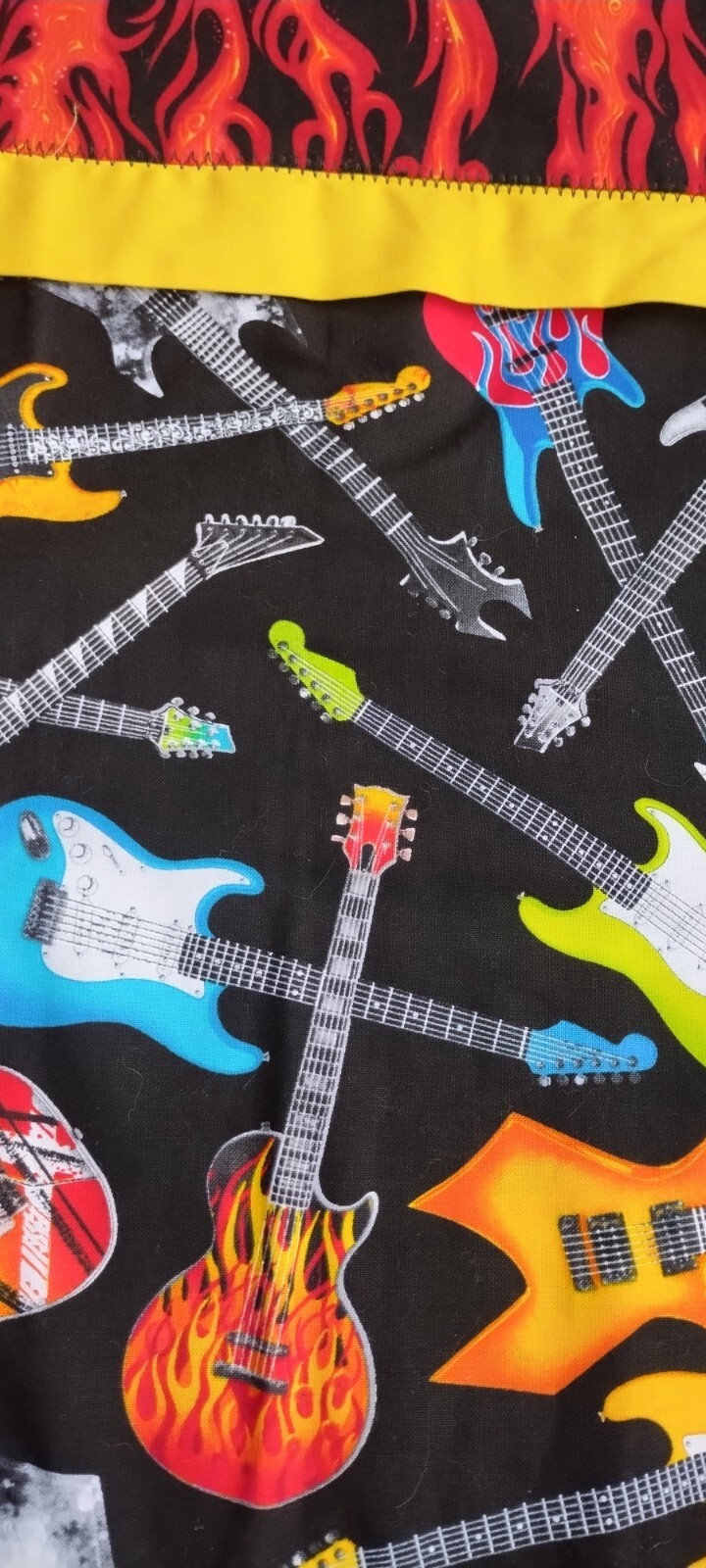 Hot Guitar Standard size Kids pillowcase