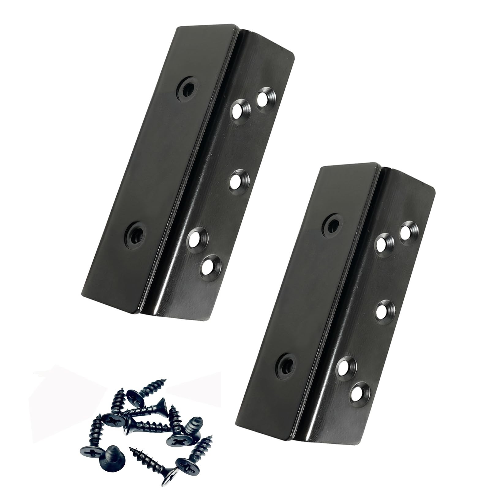 MEICOCO Bed Frame Hardware Bed Post Double Hook Slot Brackets Attachment Hard...