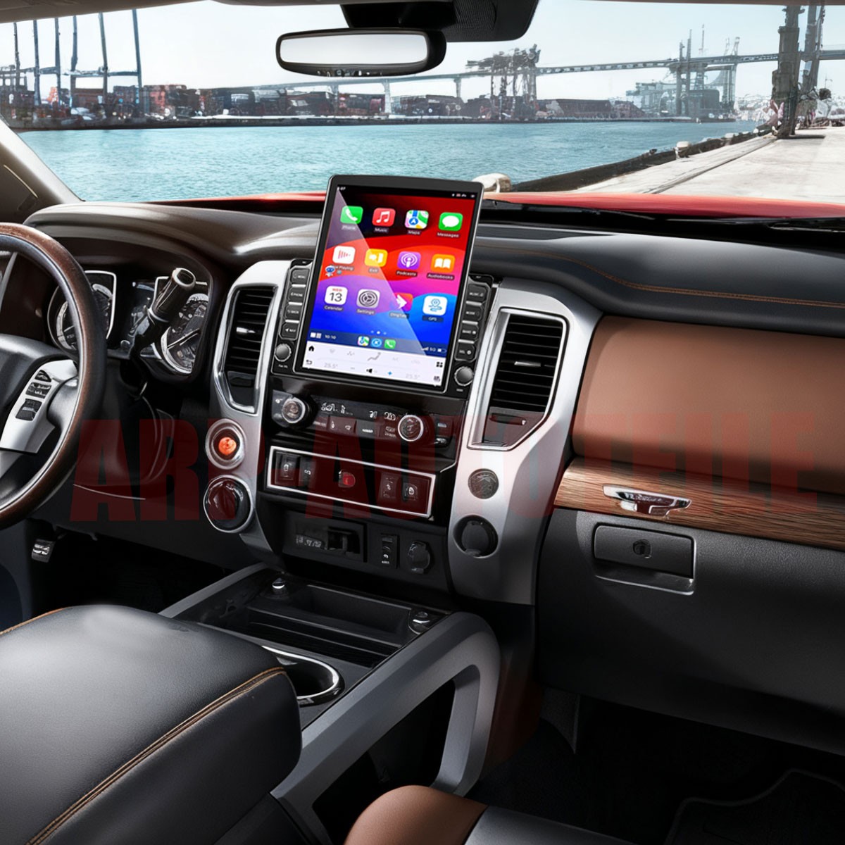 64G Car Stereo Radio For Nissan Titan 2017-2019 Android 15 Apple Carplay GPS