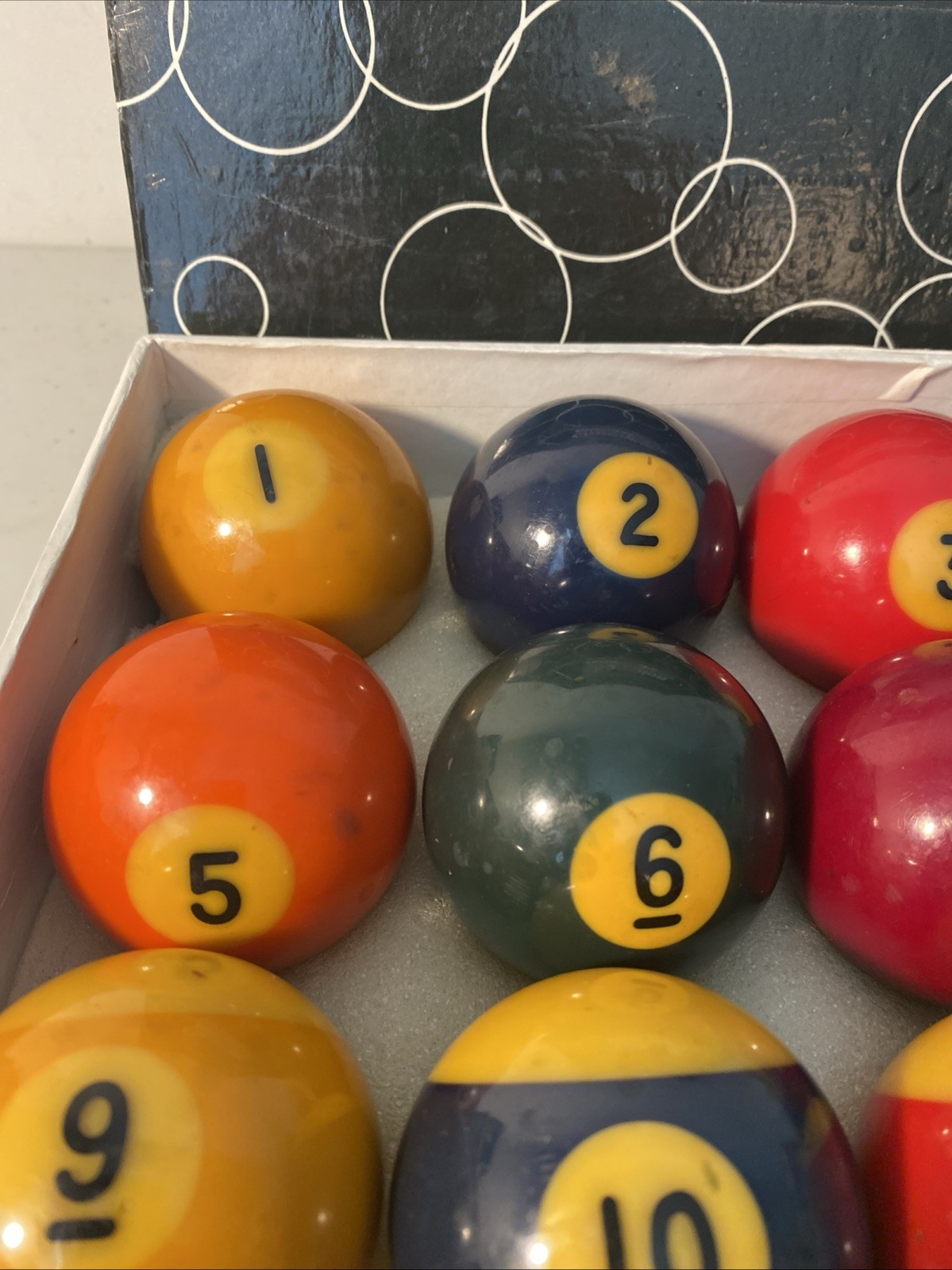 Champion Professional 2-1/4" Billiard Pool Ball Set Complete 16 Ball Set