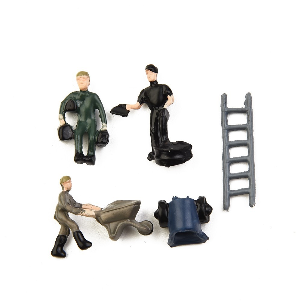 Worker Model People Figures Train Scenery 1:87 Scale Landscape Mixed Color
