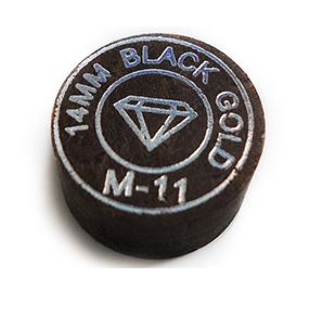 Dia Cue Tip 11layer M Black Gold Carom 3cusion Individual player Korea Billiards