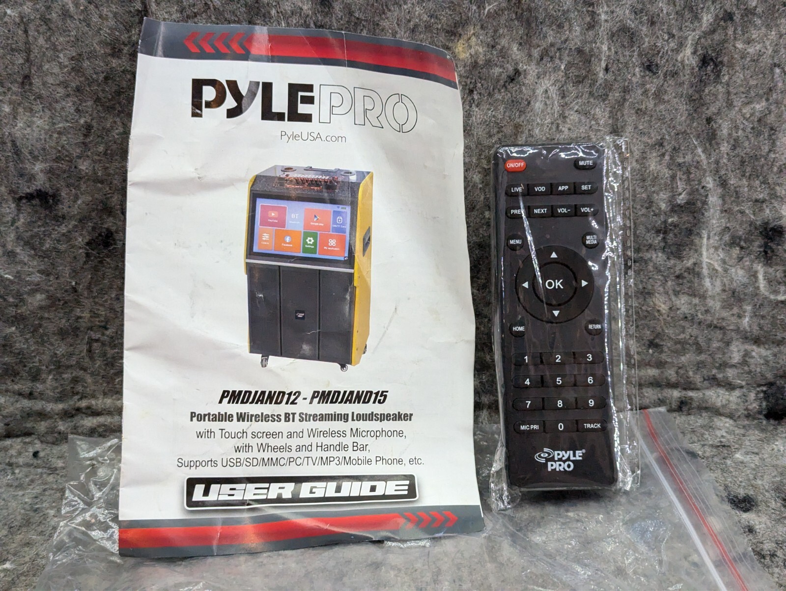 Remote Only for Pyle Portable Wireless BT Streaming Loudspeaker  🔥New🔥