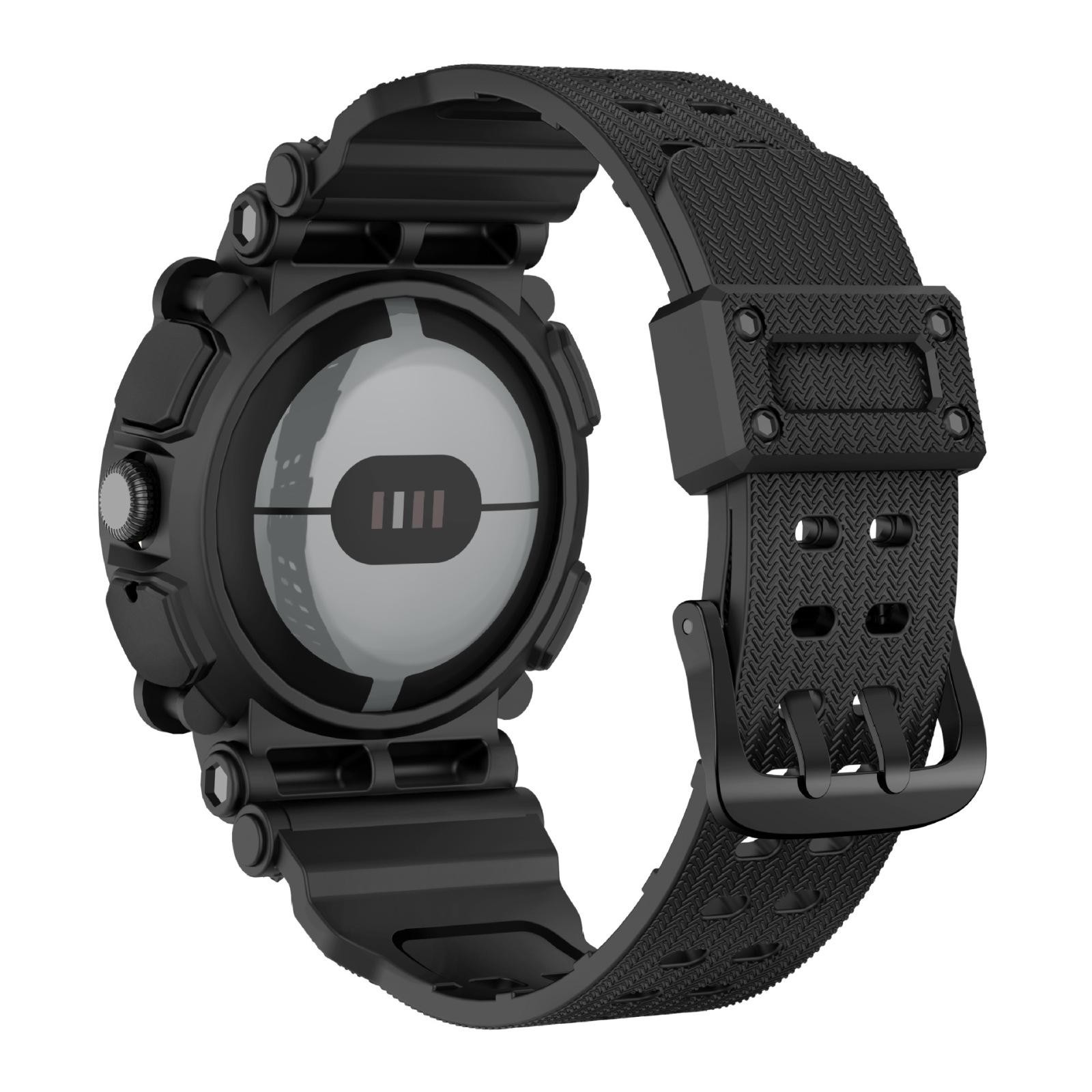 Watch 360 Protective Case Strap Band Cover Bracelet for Google Pixel Watch a