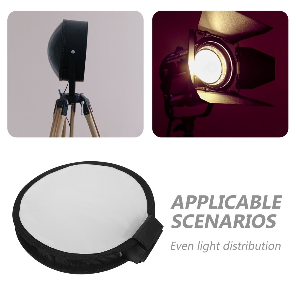 Photography Diffuser Accessories for Flash Foldable Round-shape Softbox