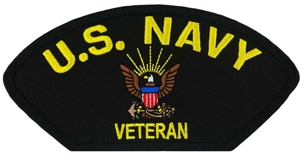 US Navy Veteran - Iron-on Patch (0027P) FREE SHIP! 46344