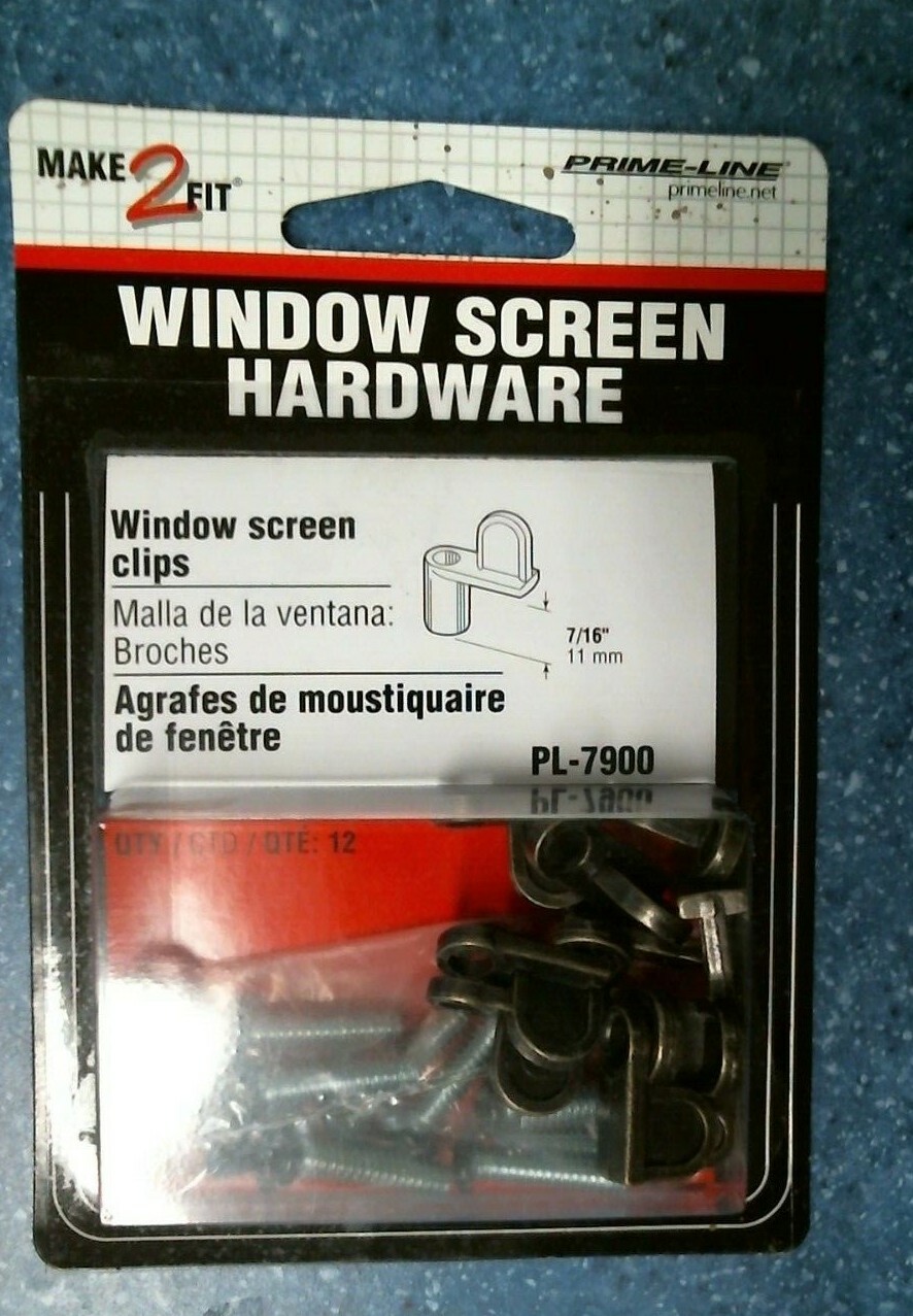 Prime-Line PL- 7900 Window Screen Hardware/Clips, FREE SHIPPING