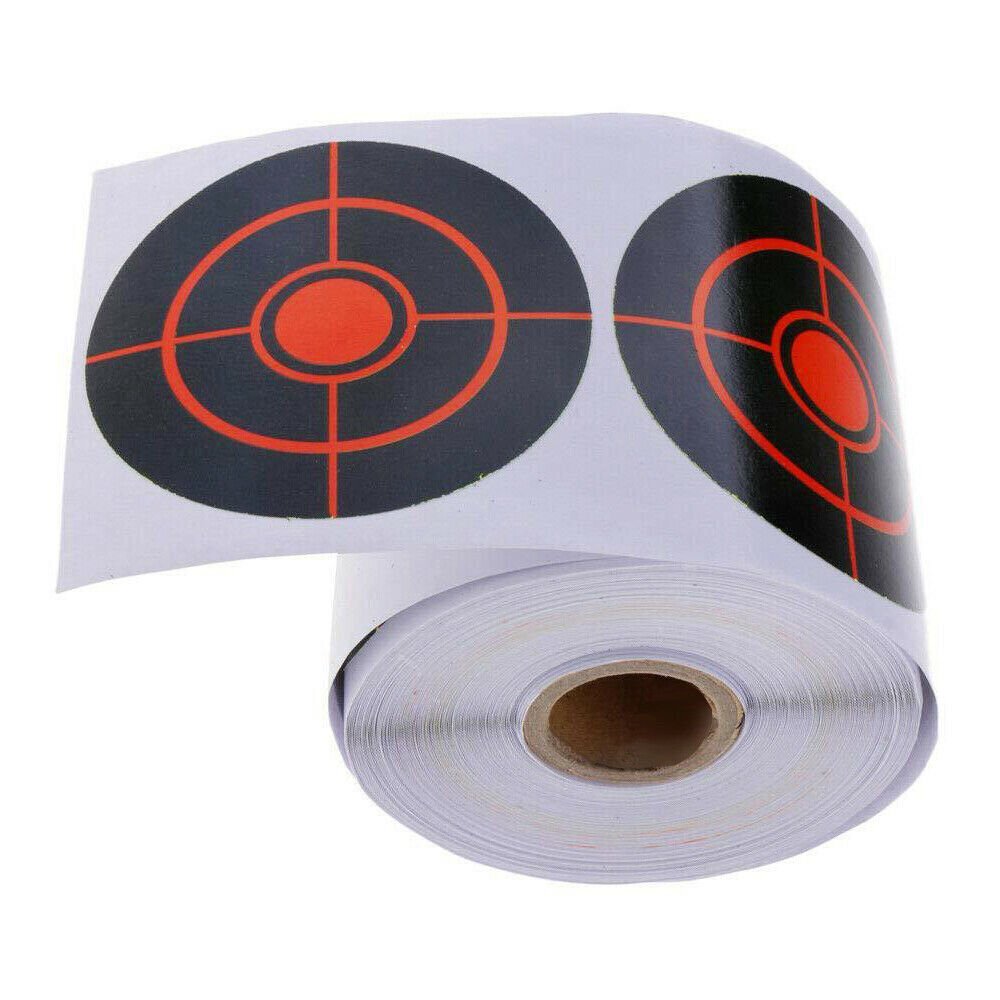 300Pcs Shooting Targets Splatter Reactive Stickers 3" Self Adhesive Shoot Target