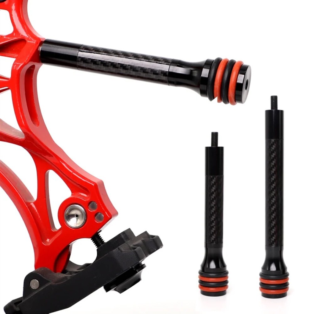 Carbon Fiber Balance Bar 6" 8" Stabilizer Archery Compound Bow Hunting Dampener