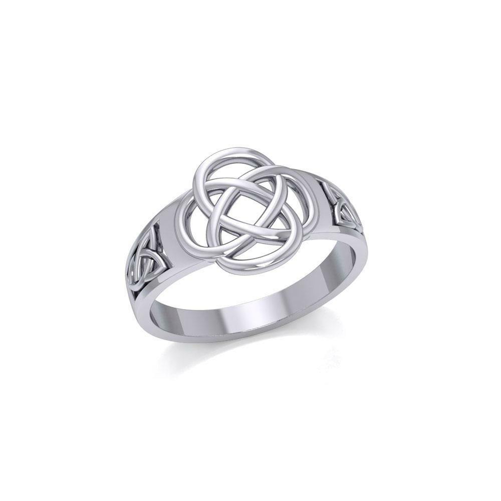 Celtic Weave Silver Ring