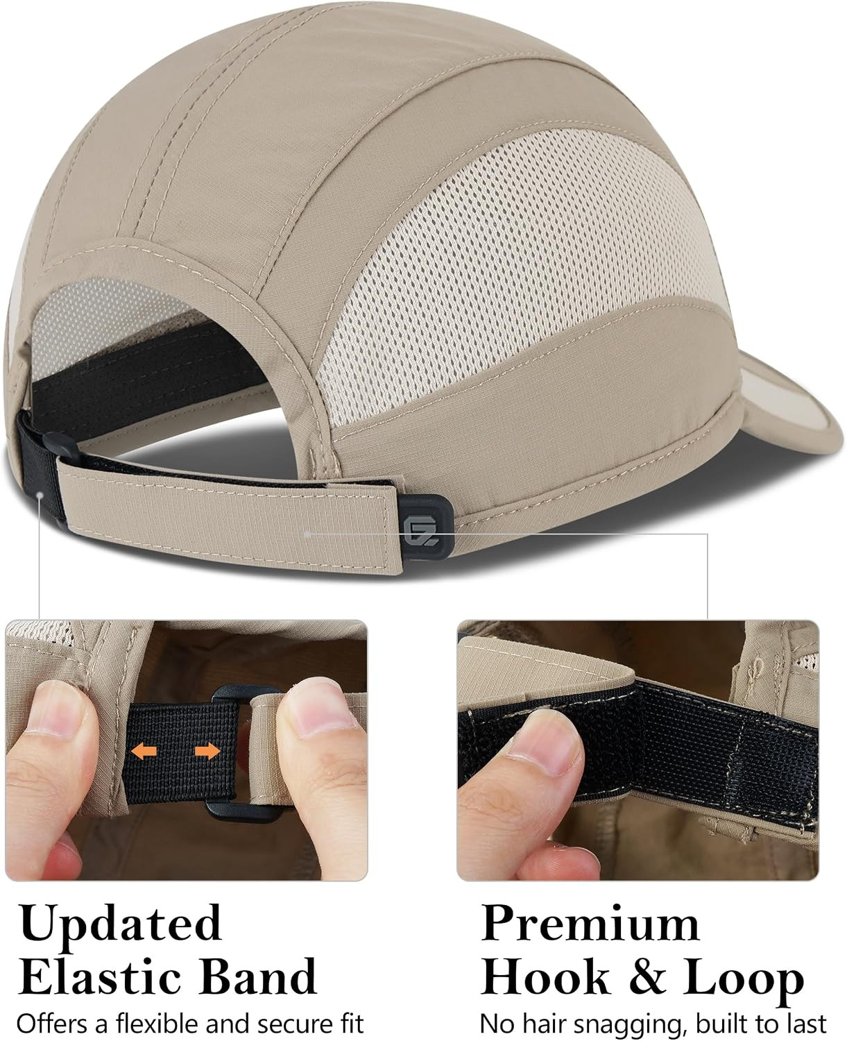 Quick Dry Running Hat Breathable Mesh Lightweight Sun Protection Cap