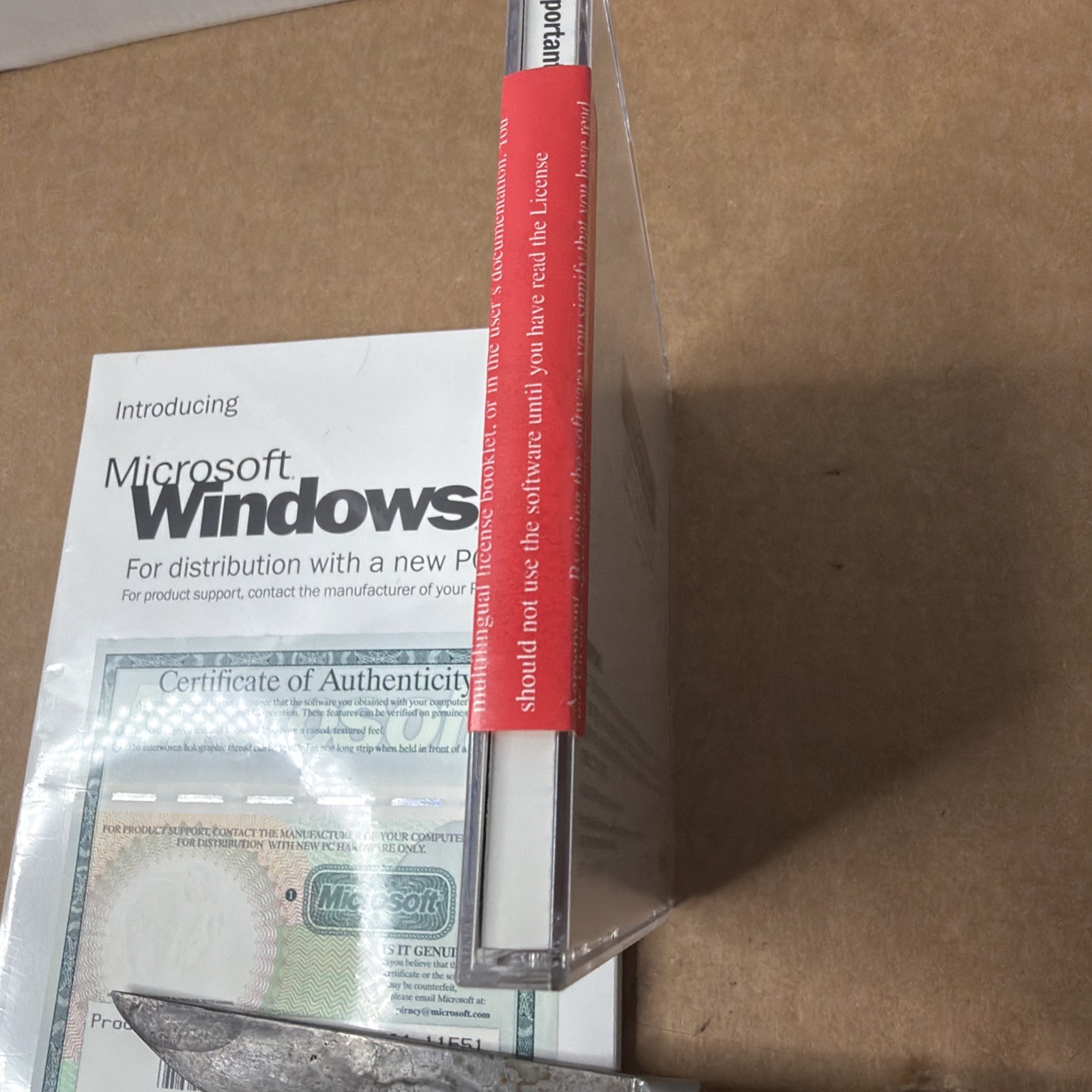 Microsoft Windows 95 Install CD-ROM Product Key & User Guide