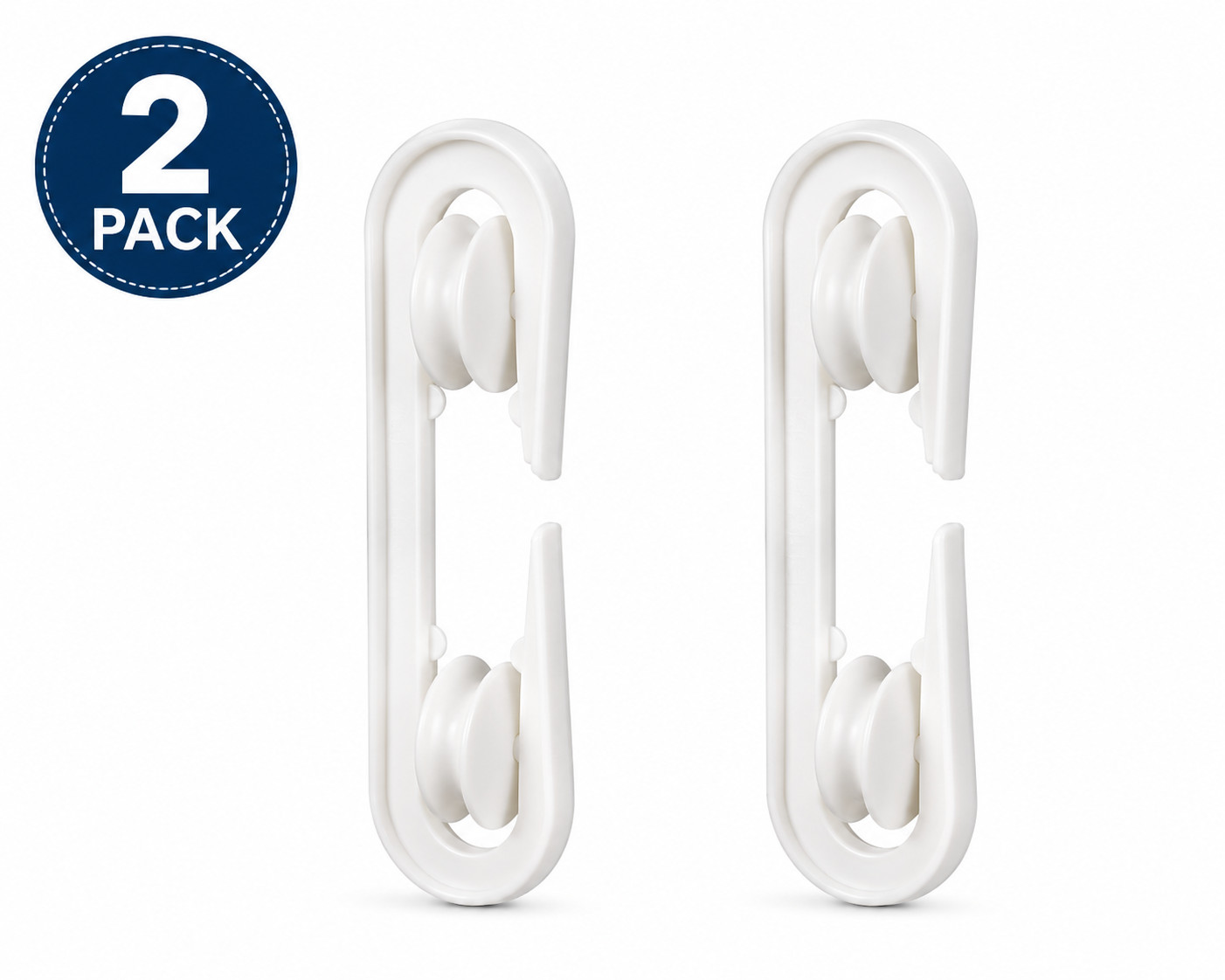 2 Pack Plastic Clothesline Spreaders Weatherproof Rustproof Line Separators