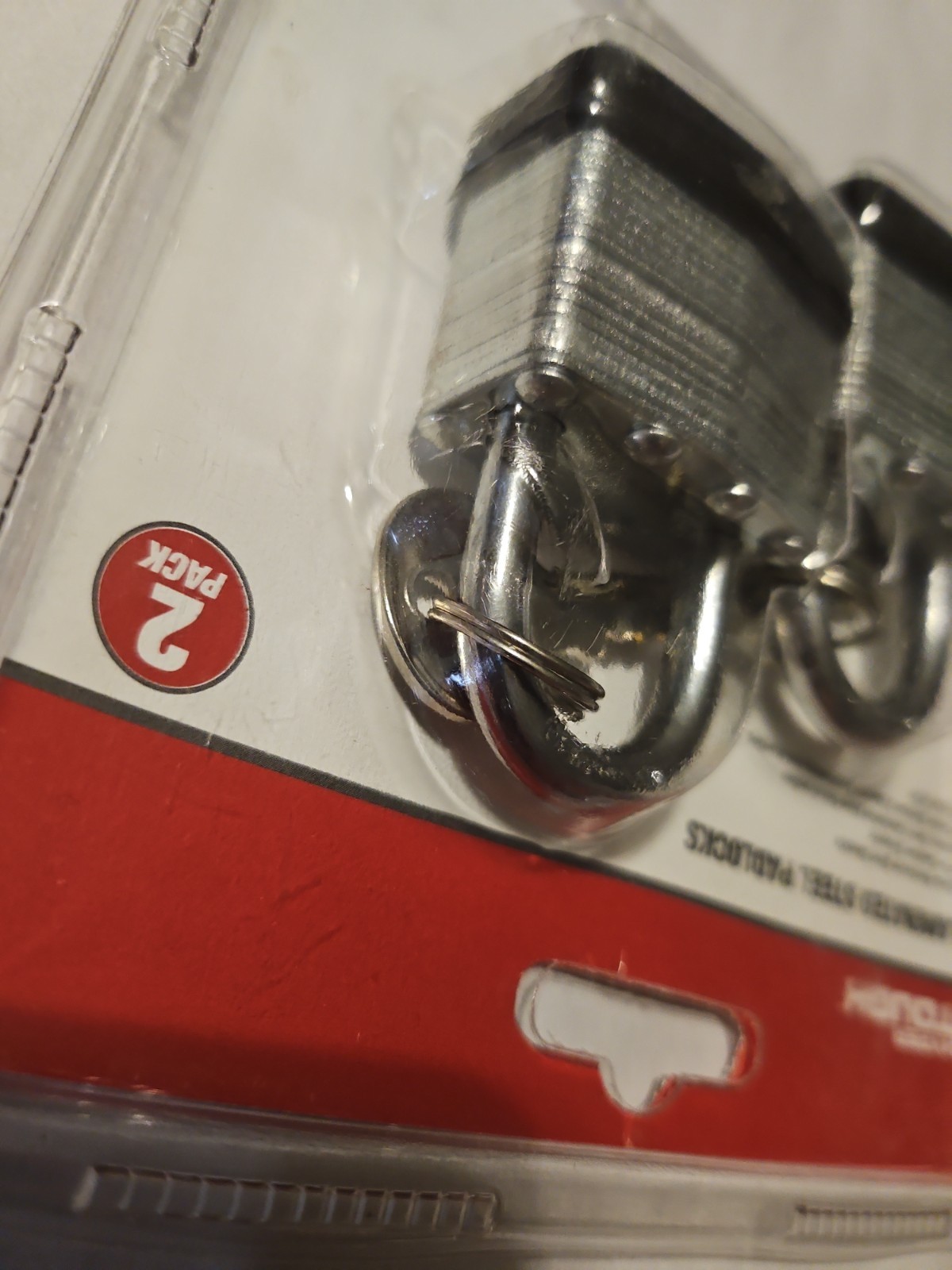 Hyper Tough 40mm Laminated Steel Keyed Padlock, 2 Pack