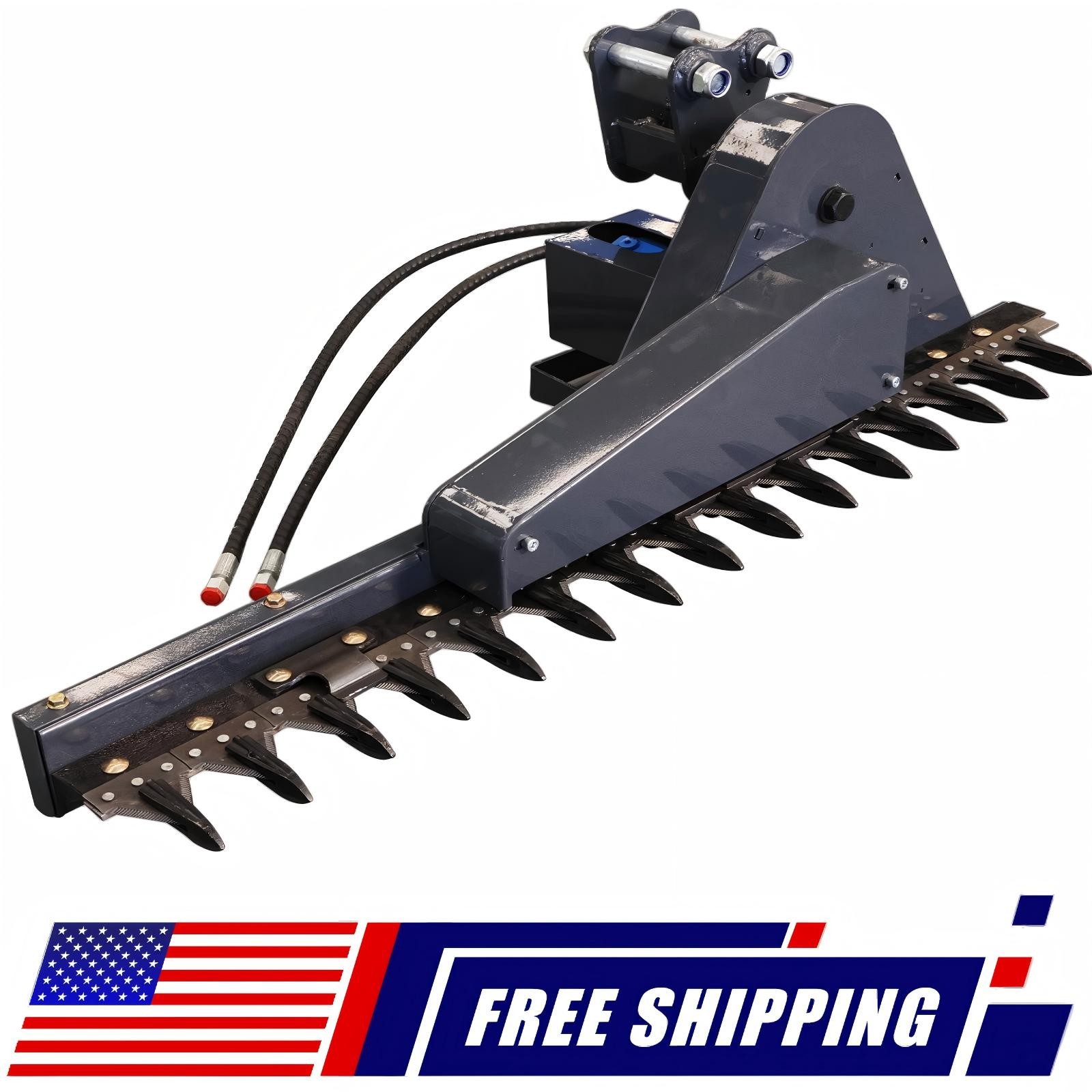 Mini Excavator Hydraulic Grass Brush Cutter Hedge Trimmer | 25mm Diameter Bolt