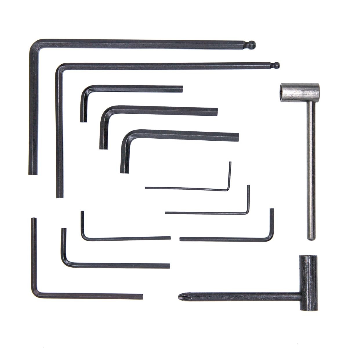13pcs Guitar Allen Wrench Set, Includes 7mm & 8mm Truss Rod Hex Box Wrenches ...