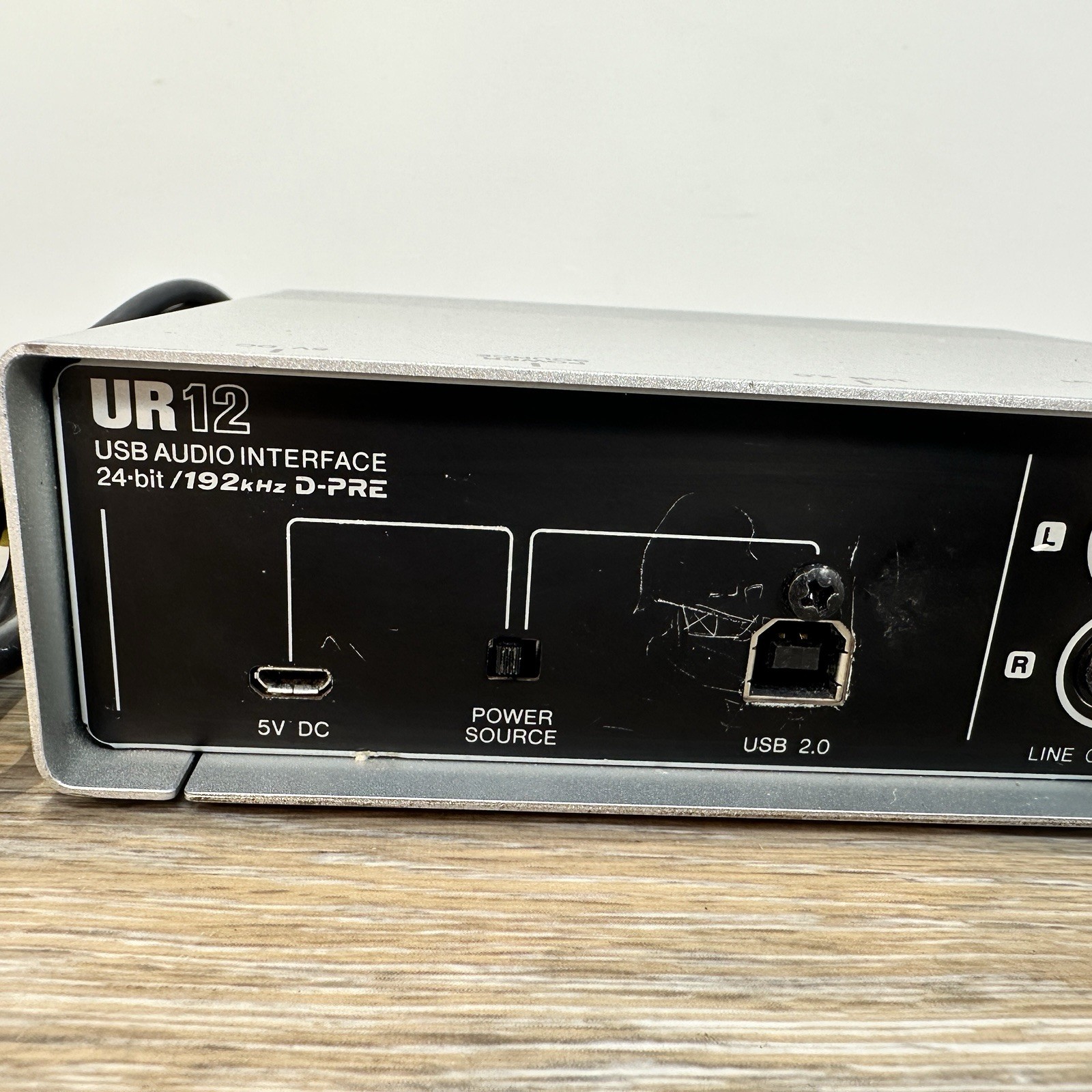 Steinberg UR12 USB Audio Interface 24-bit/192kHz Phantom Power w/ USB Cable