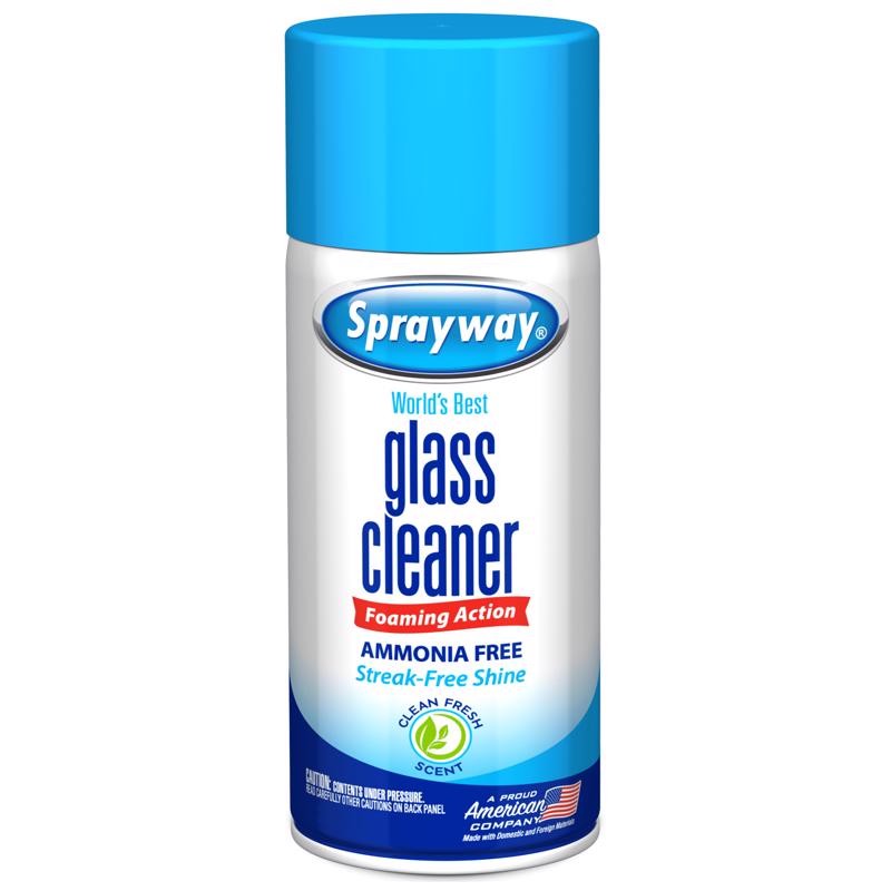 Sprayway SW195R Fresh Scent Ammonia-Free Glass Cleaner Foam 6 oz. (Pack of 12)