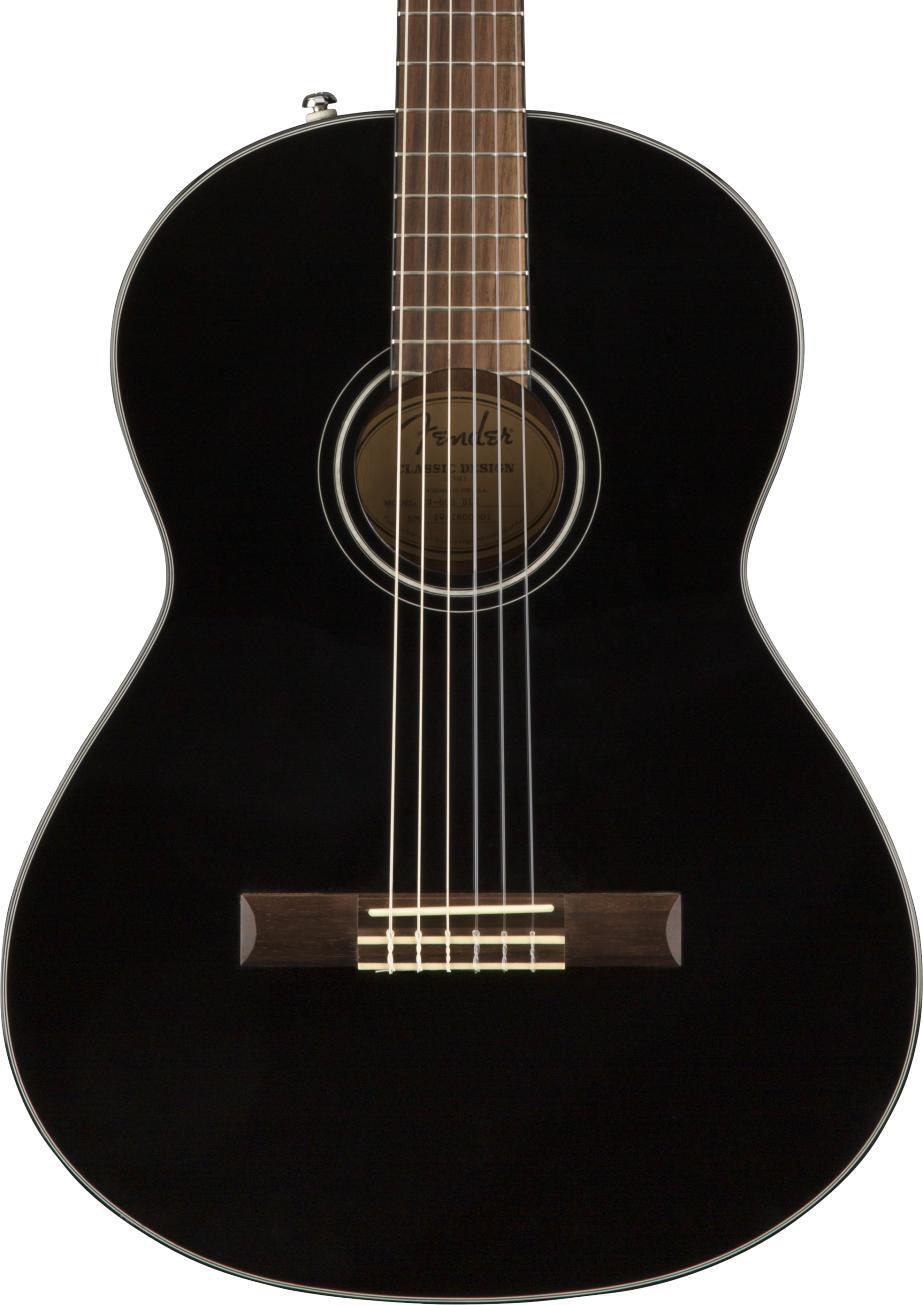 Fender CN-60S Nylon-string Classical Guitar - Black