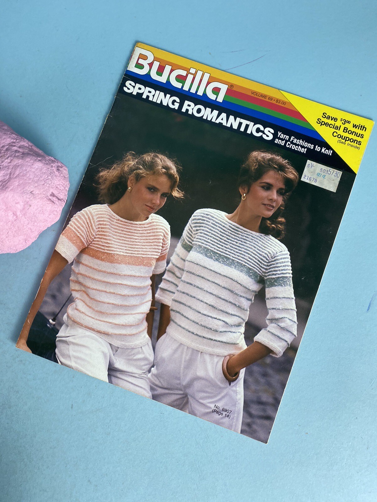 Vintage Spring Romantics Yarn Fashions Knit and Crochet Bucilla Vol 69