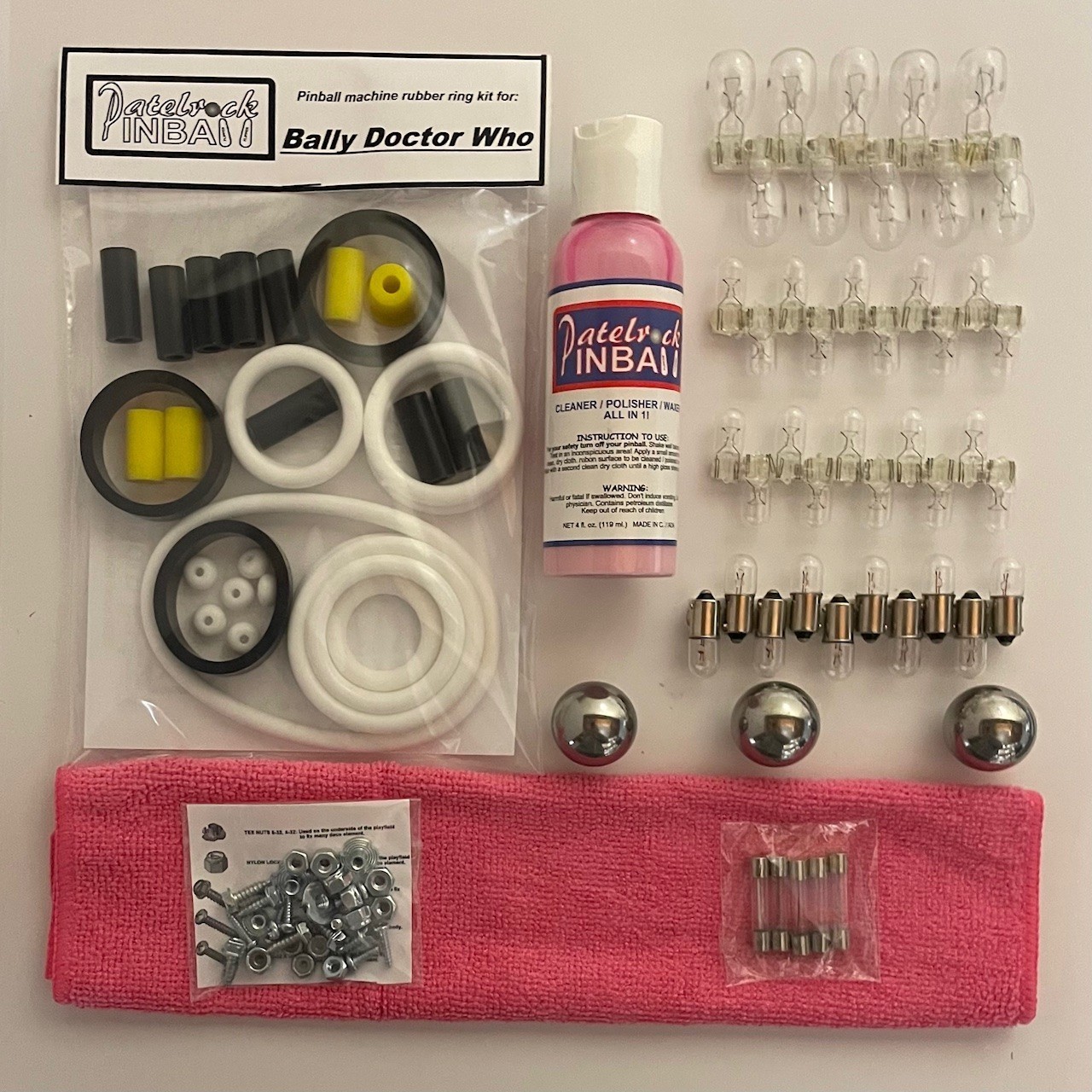 1992 Bally / Midway Doctor Who Dr Who Pinball Machine Maintenance Tune Up Kit
