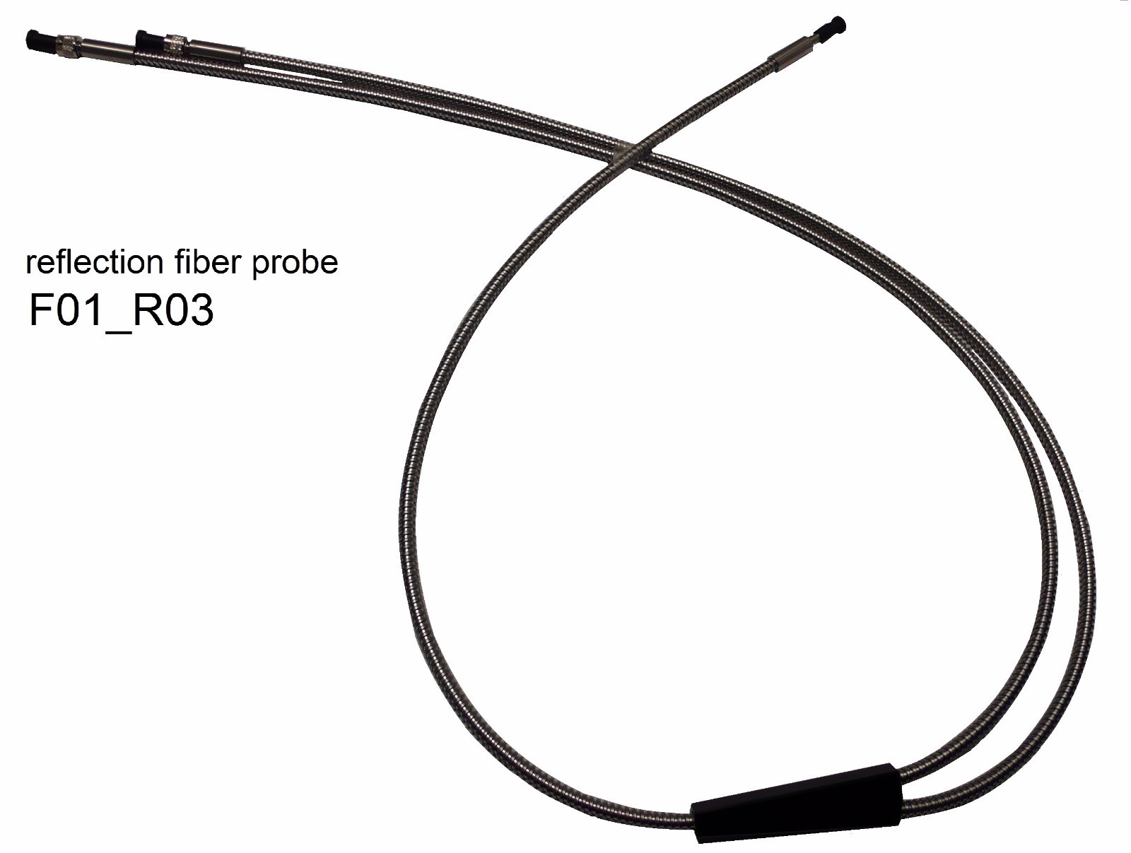 Reflection fiber probe, F01_R03 (Stainless Steel Tubing) reflecton optical fiber