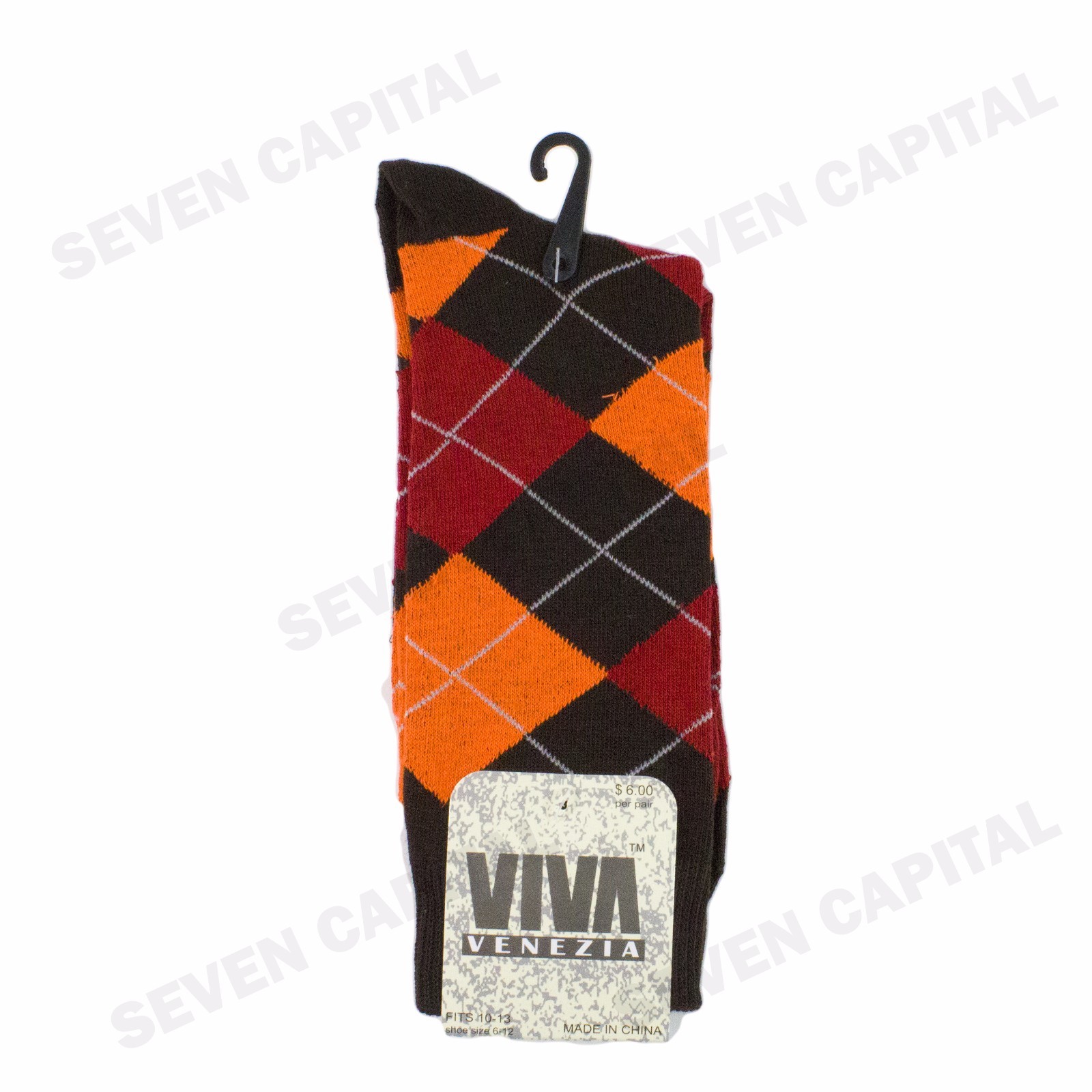 12 Pairs Dozen Men Funky Fashion Colorful Pattern Casual Dress Socks Size 10-13
