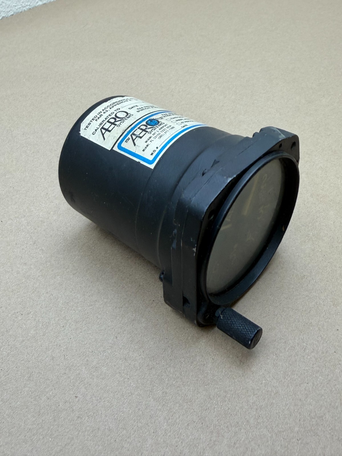 Aero Systems Altimeter P/N: 02455 (3215)