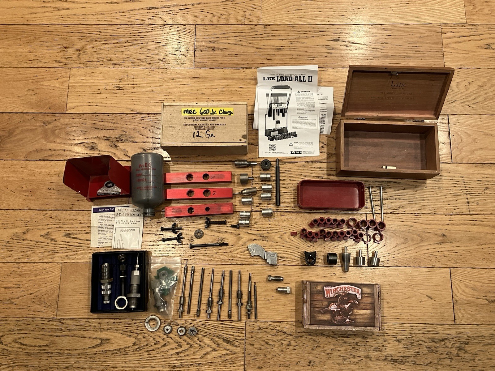 Large Lot Of Reloading Supplies What You See In Pictures Is What You Will Get.