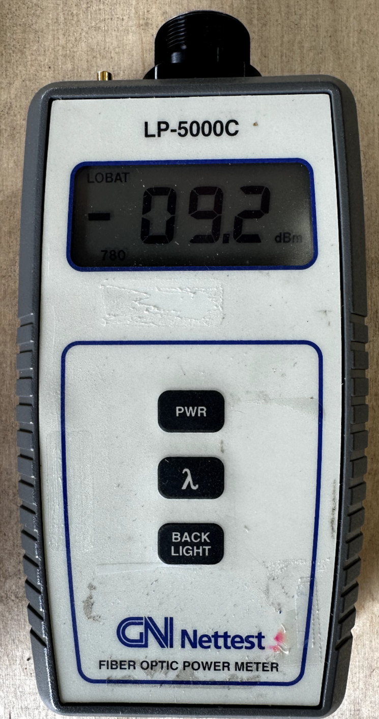 GN Nettest LP-5000C Fiber Optic Power Meter *W/ CASE*