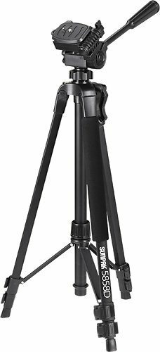 Sunpak Tripod 5858DLX 58'' Aluminum 3-Way Pan & Tilt Head
