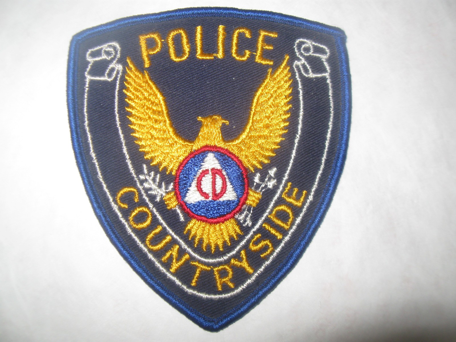 COUNTRYSIDE ILLINOIS POLICE PATCH (CIVIL DEFENSE STOCK EAGLE VERSION)