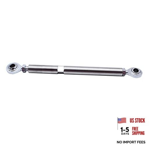 Adjustable Tensioning Rod Heim Joint Alternator Bracket Fits for SBC BBC 8.5"