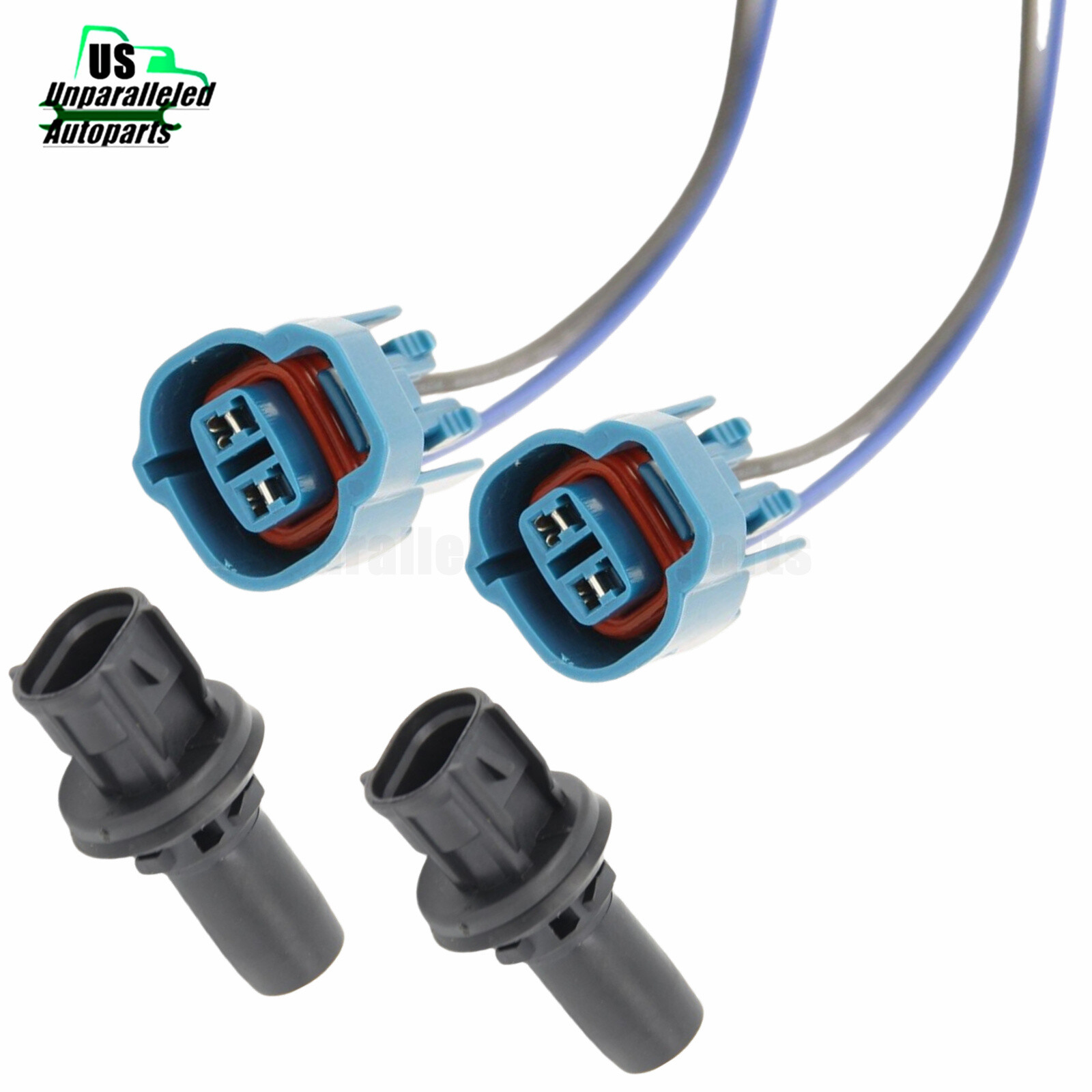 2Pcs Headlight Side-Marker Socket W/Connector For Toyota Universal MDX ES IS NX