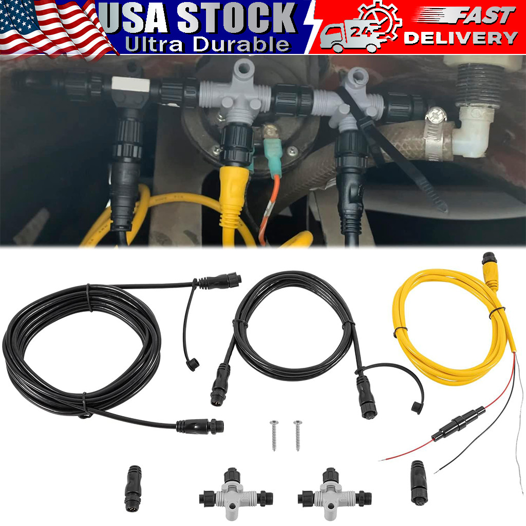 For Garmin NMEA 2000 Starter Kit N2K Network Cable Drop/Power/Backbone/Connector