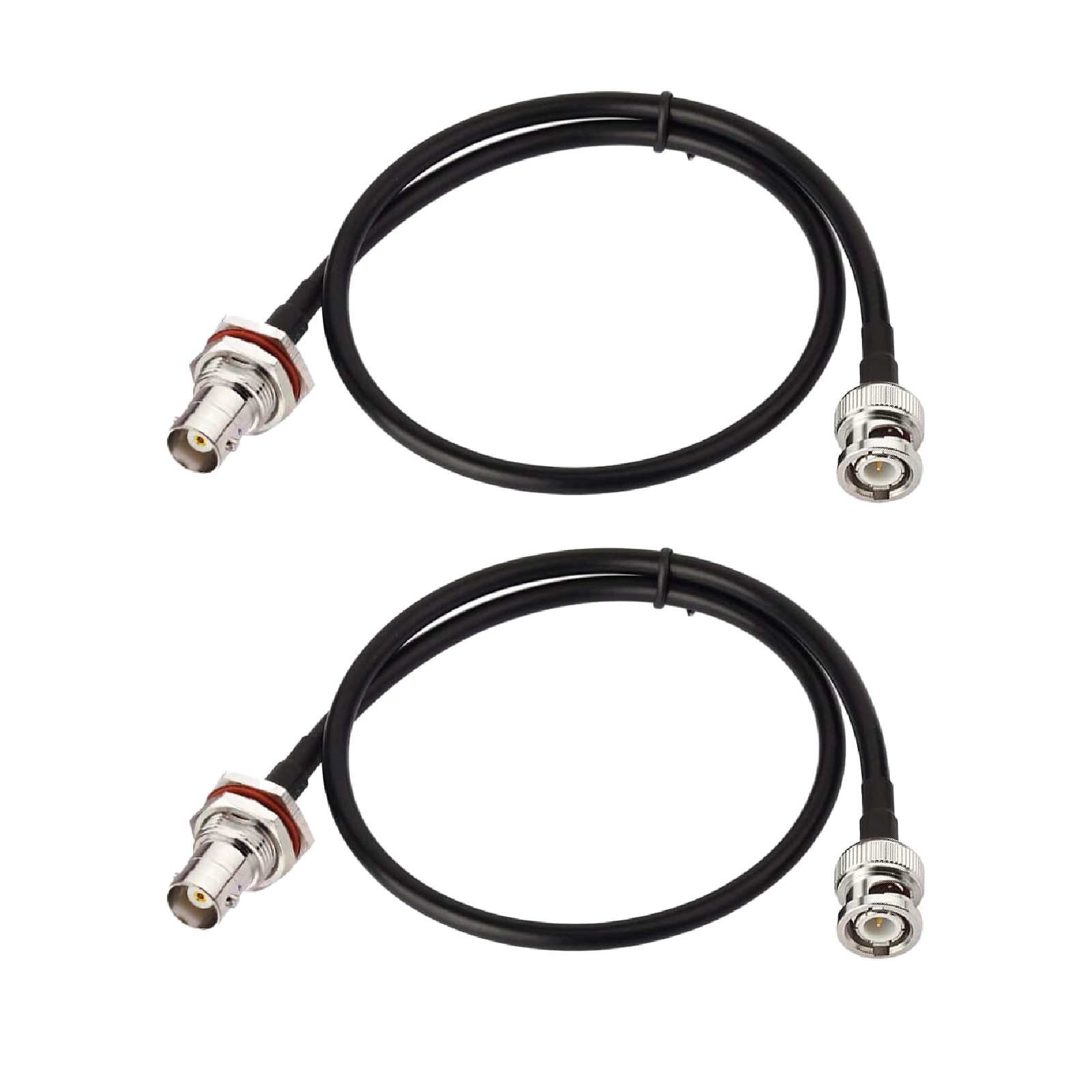 2 X BNC Connecting Cables Front Rack Mounting Kit AM2 for Sennheiser Receivers