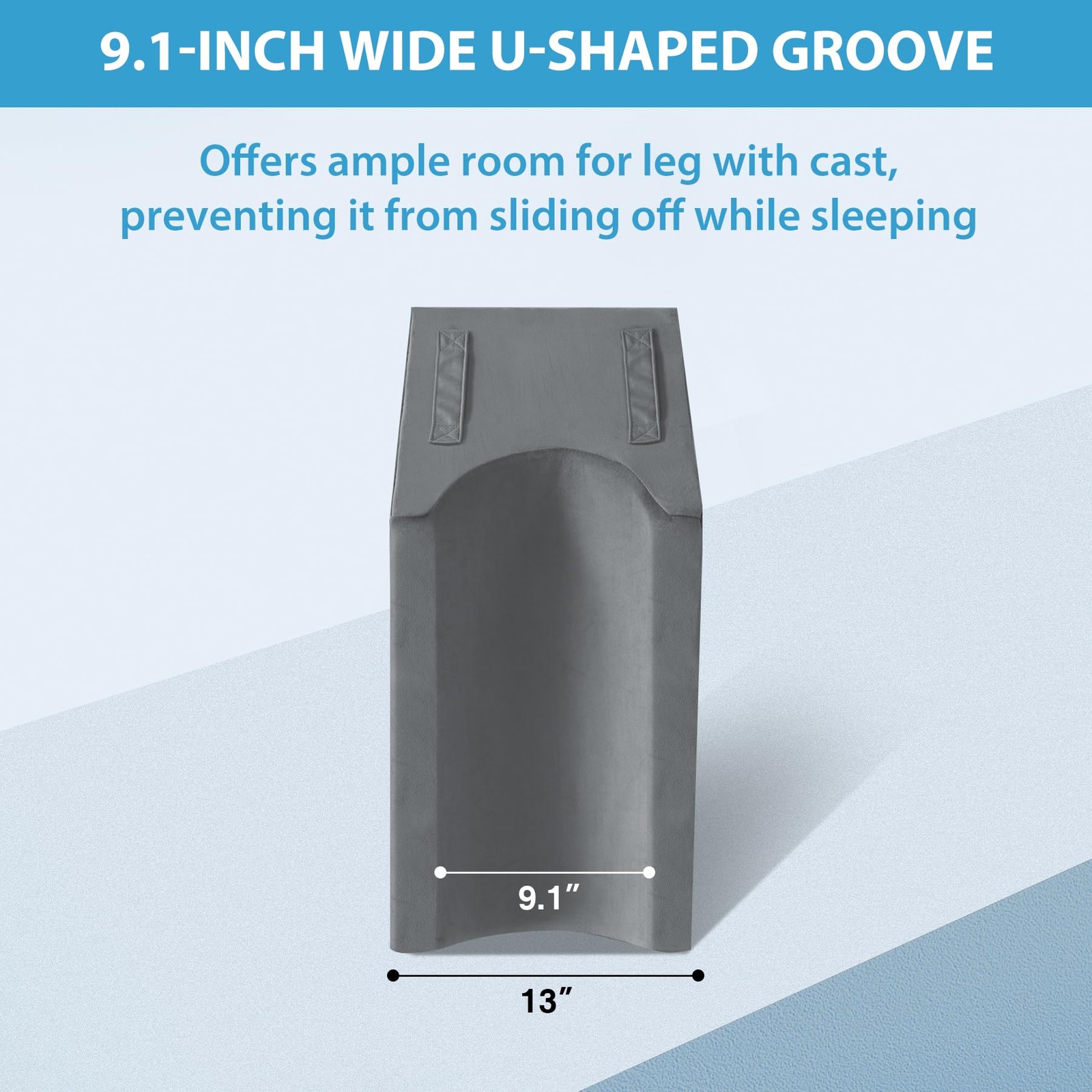 Leg Pillow Elevation Blood Circulation, Wedge Pillow for Legs Swelling, Knee ...