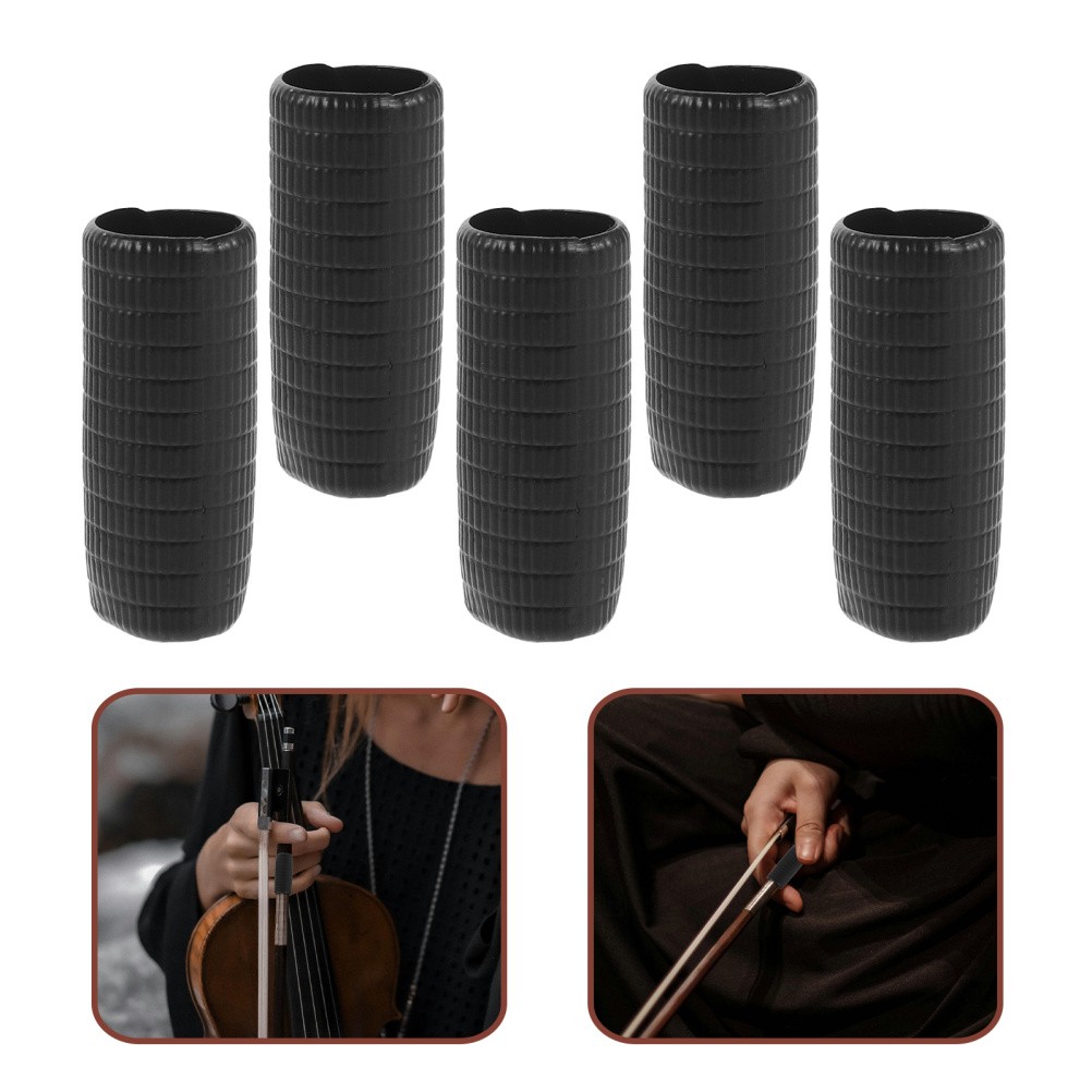 5 Pcs Violin Bow Grip Rubber Posture Corrector Thumb for Beginner